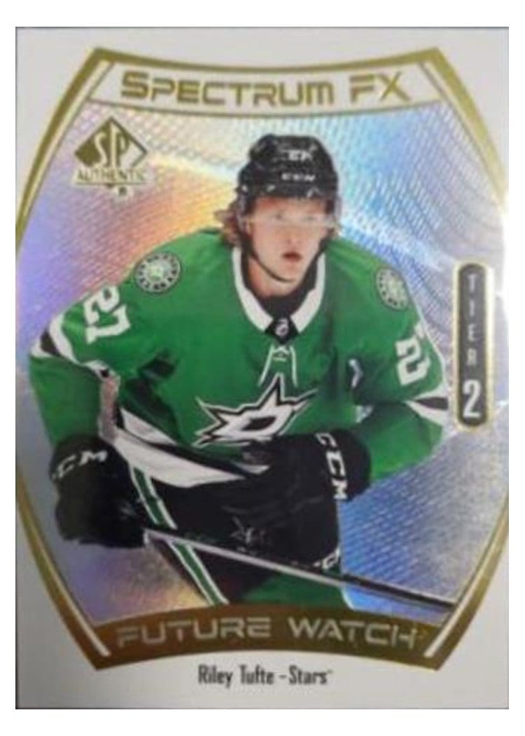 2021-22 SP Authentic Spectrum FX Riley Tufte #S-72 card