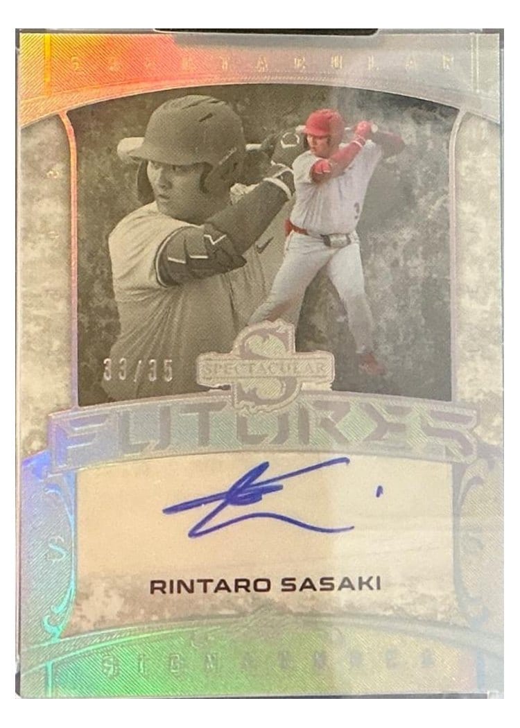 2025 Leaf Spectacular Baseball Spectacular Futures Rintaro Sasaki #SF-RS1 card