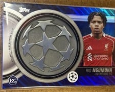 2025-26 Topps UEFA Club Competitions Starball Commemorative Relics Rio Ngumoha #SCR-RN