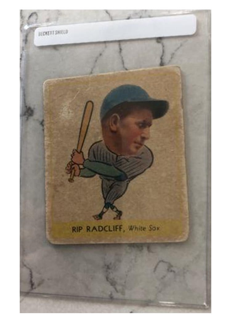 1938 Goudey Rip Radcliff #261 card