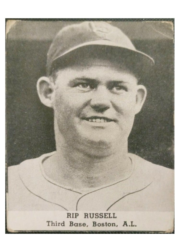 1947 Tip Top Bread Rip Russell card