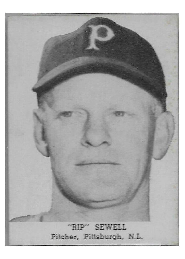 1947 Tip Top Bread 'Rip' Sewell card