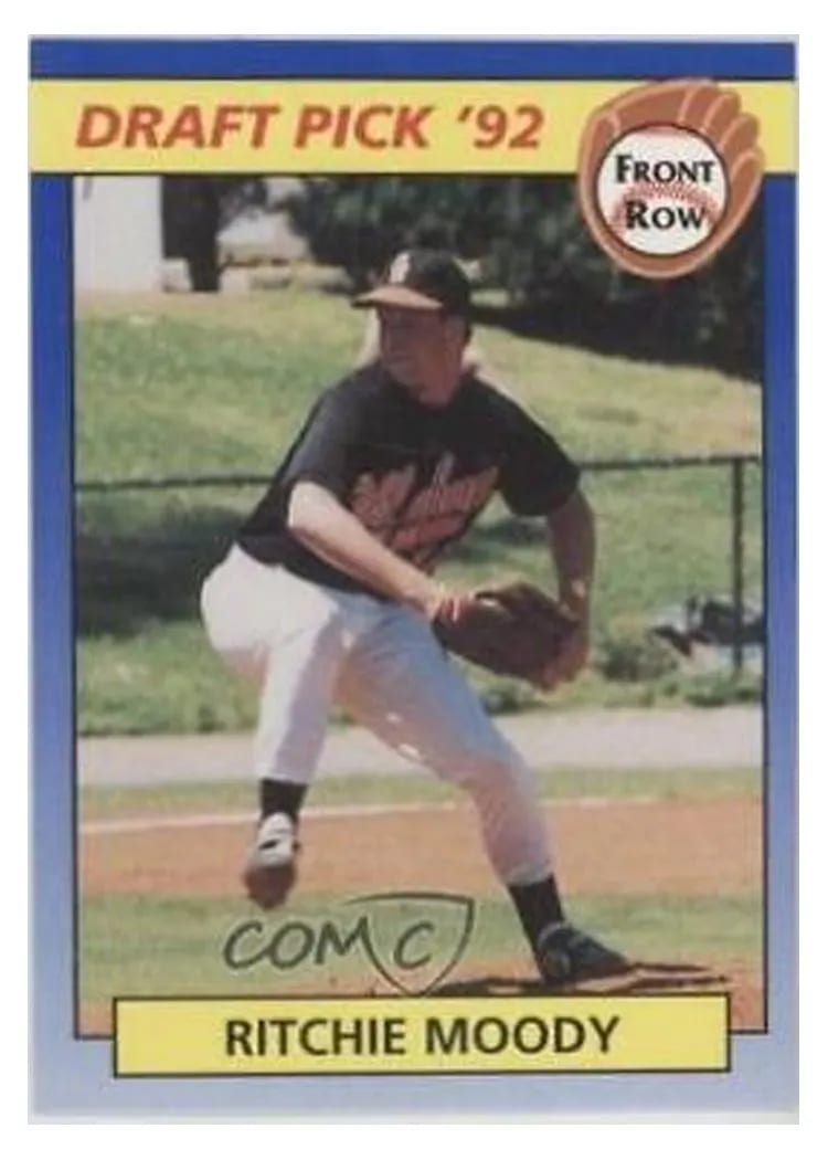 1992 Front Row Draft Picks Ritchie Moody #79 card