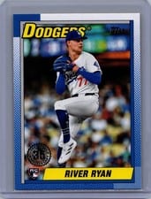2025 Topps World Champion Autographs River Ryan #WCA-RR card