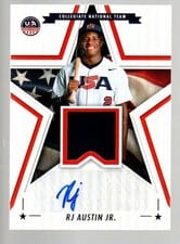 2025 Panini Stars & Stripes Signature Materials RJ Austin Jr. #SSM-RA card