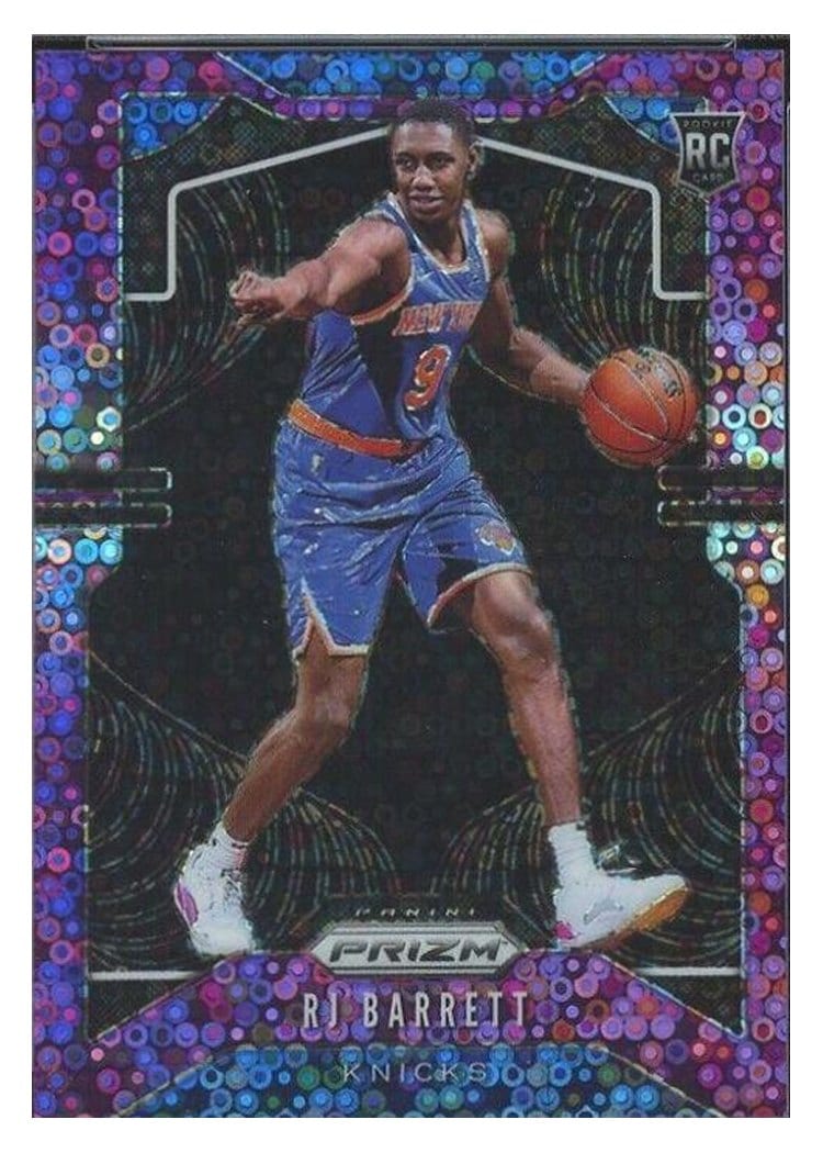 2019 Panini Prizm RJ Barrett Fast Break Prizm Purple #250 card
