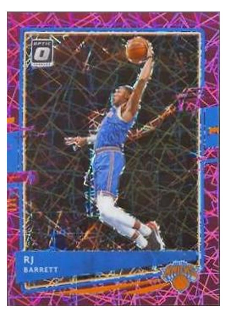 2020-21 Donruss Optic Base Set RJ Barrett #62 card