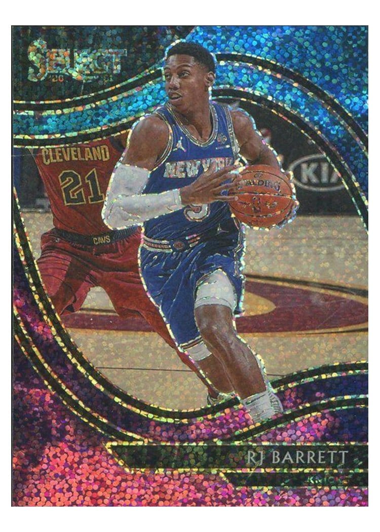 2020-21 Panini Select Base Set RJ Barrett Cosmic #258 card