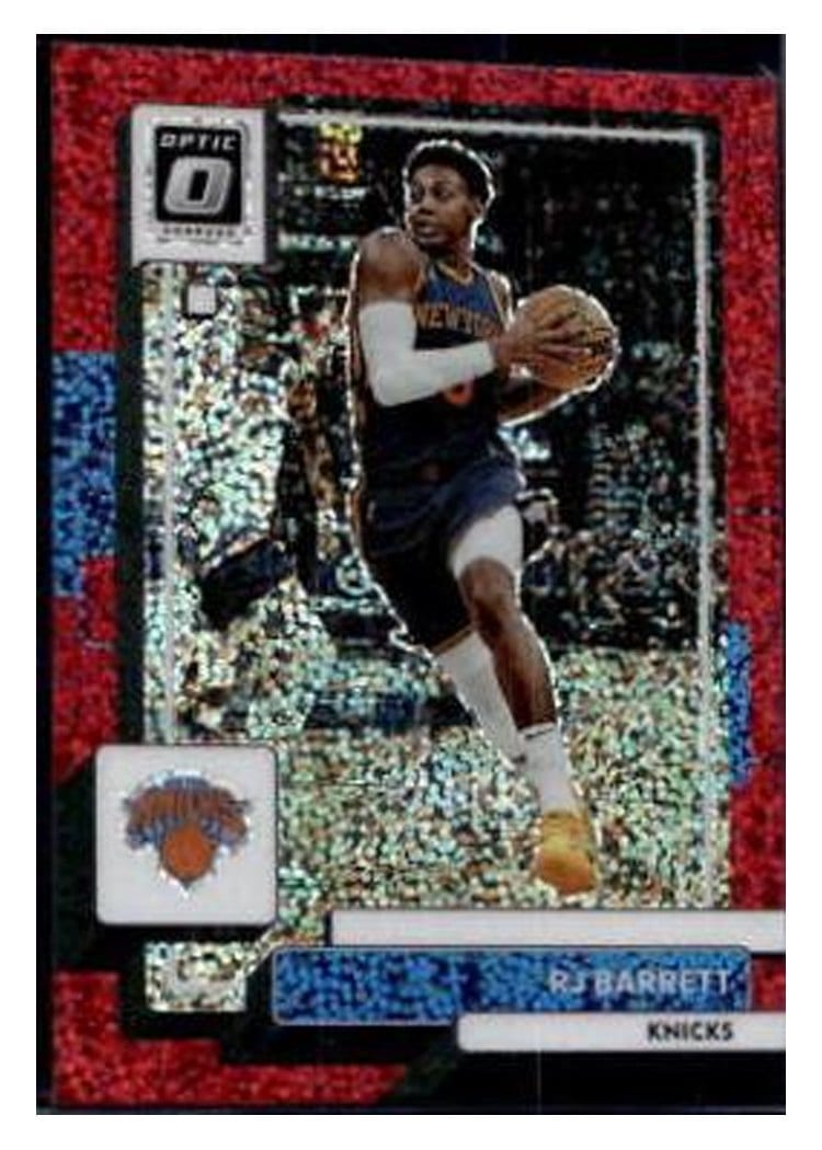 2022-23 Donruss Optic Base Set RJ Barrett Red Sparkle #28 card