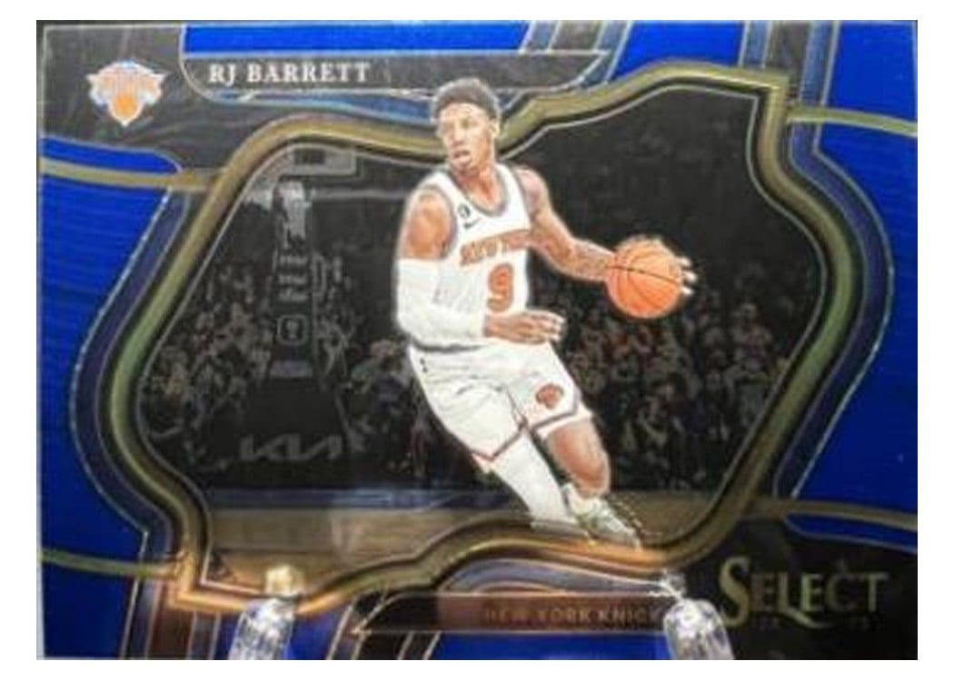 2022-23 Panini Select Base Set RJ Barrett Blue Retail #233 card