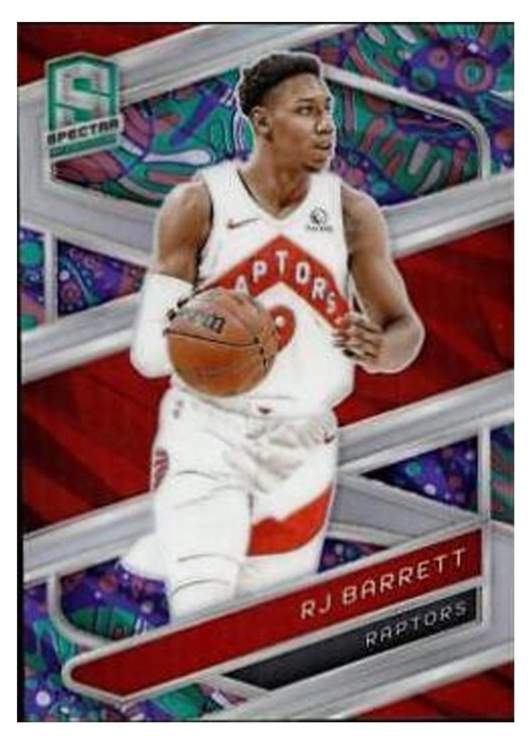 2023-24 Panini Spectra Base Set RJ Barrett Psychedelic #57 card