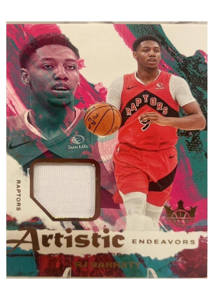 2024-25 Panini Court Kings Artistic Endeavors Relics RJ Barrett #AE-RJB card