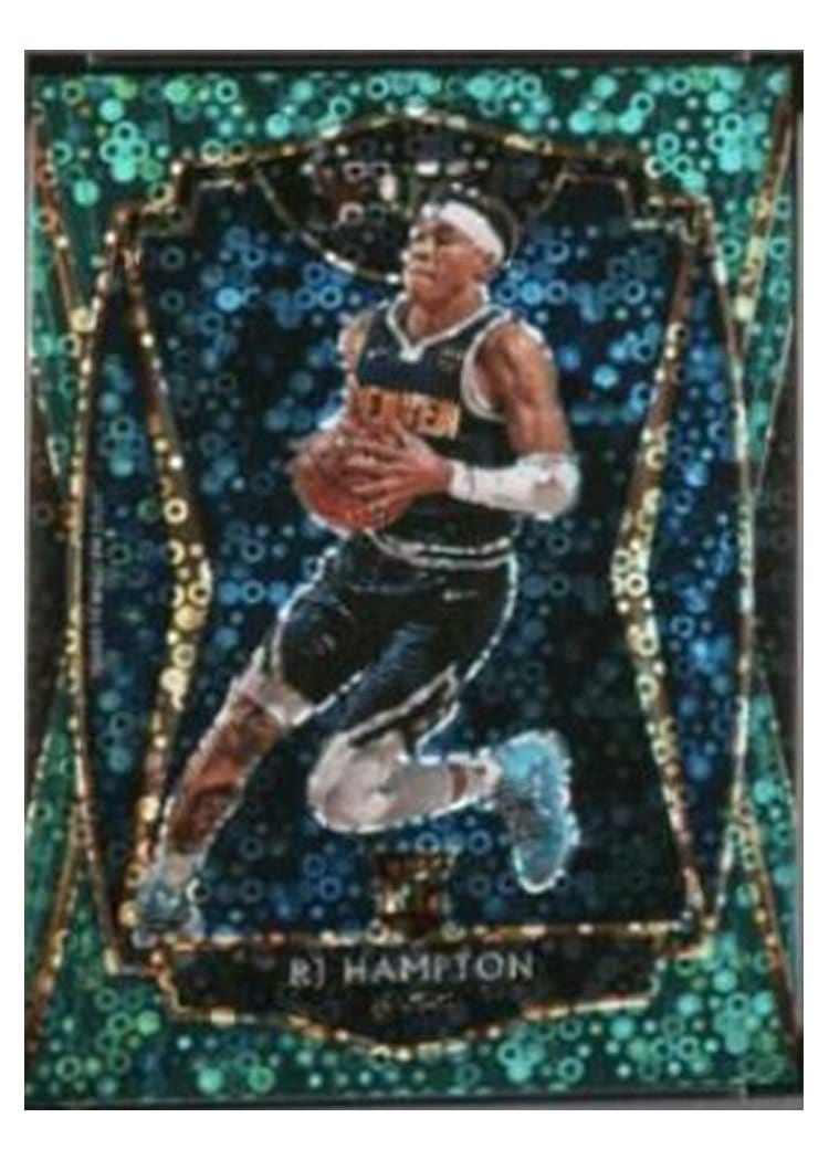 2020-21 Panini Select Base Set RJ Hampton Green Disco Prizm #277 card