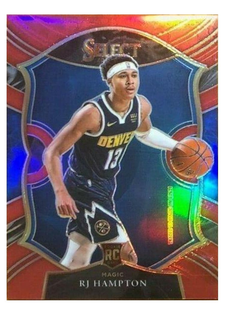 2020-21 Panini Select Base Set RJ Hampton Red Prizm #84 card