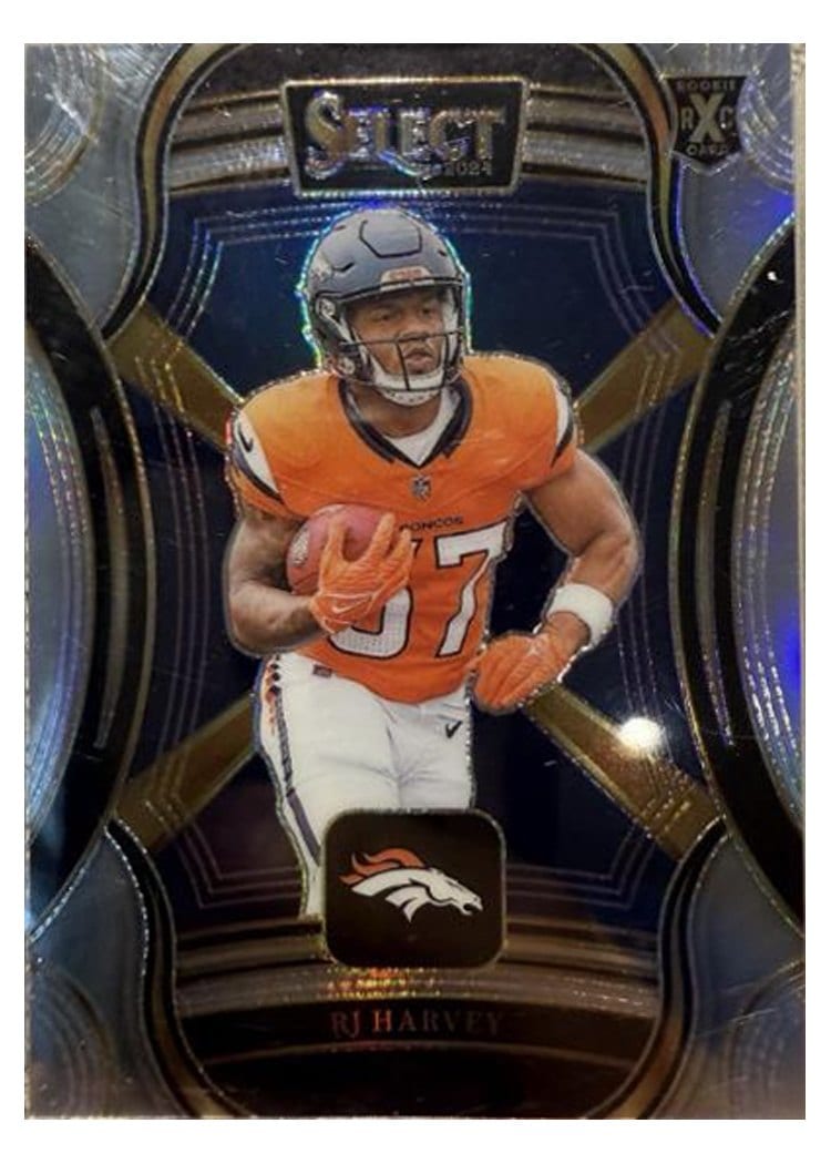 2024 Panini Select 2025 XRC Prizm Redemption RJ Harvey #510 card
