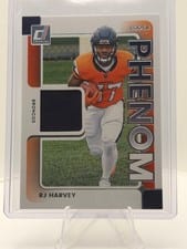 2025 Donruss Rookie Phenom Jerseys RJ Harvey #RPJ-RHY card