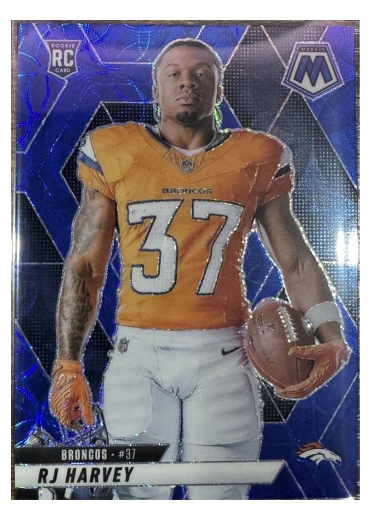 2025 Panini Mosaic Base Set RJ Harvey Blue Scope #284 card