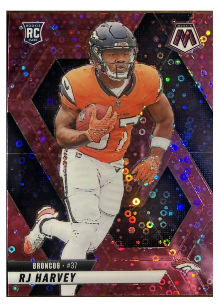 2025 Panini Mosaic Base Set RJ Harvey #375 card