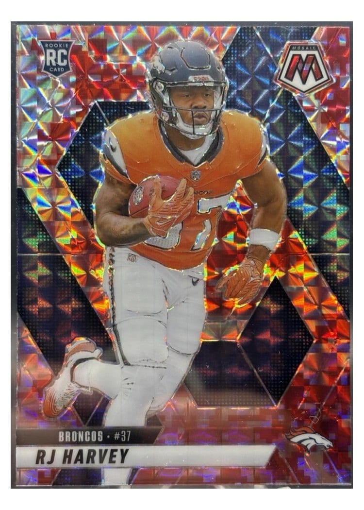 2025 Panini Mosaic Base Set RJ Harvey #375 card