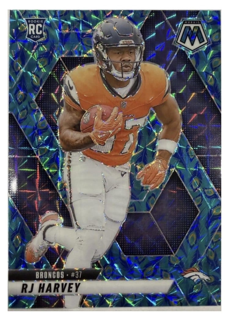 2025 Panini Mosaic Base Set RJ Harvey #375 card