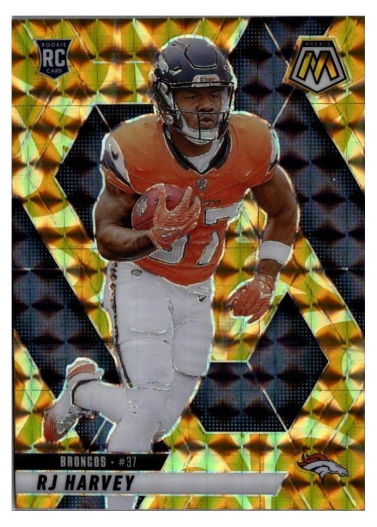 2025 Panini Mosaic Base Set RJ Harvey #375 card