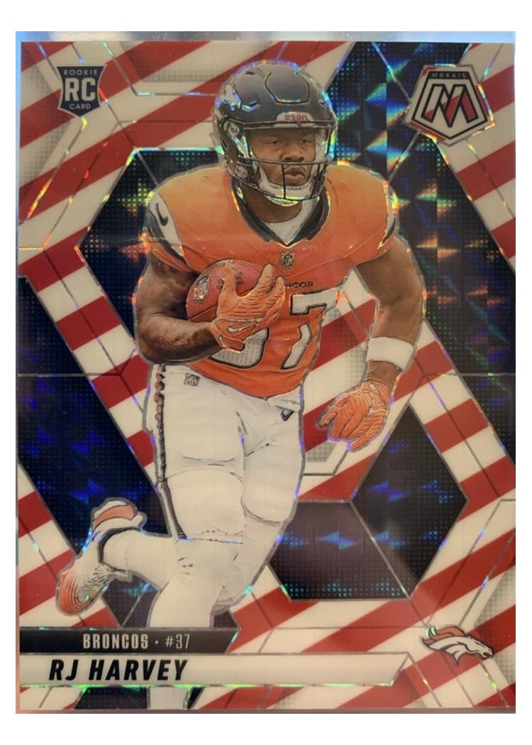 2025 Panini Mosaic Base Set RJ Harvey #375 card