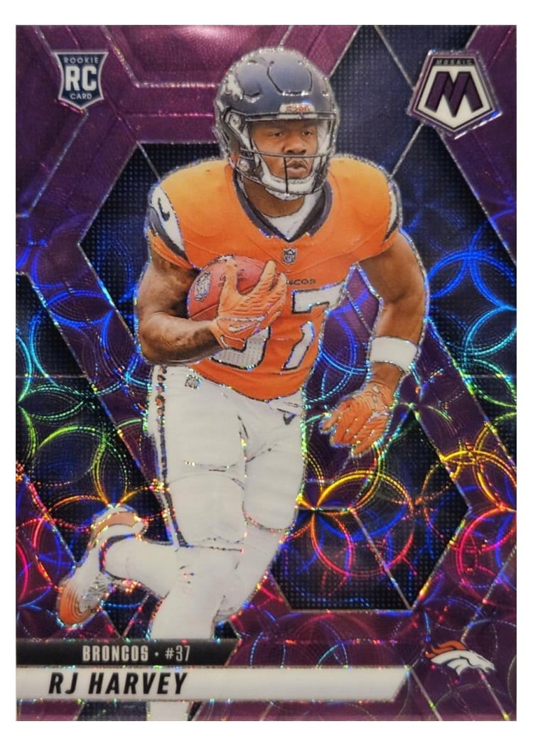 2025 Panini Mosaic Base Set RJ Harvey #375 card