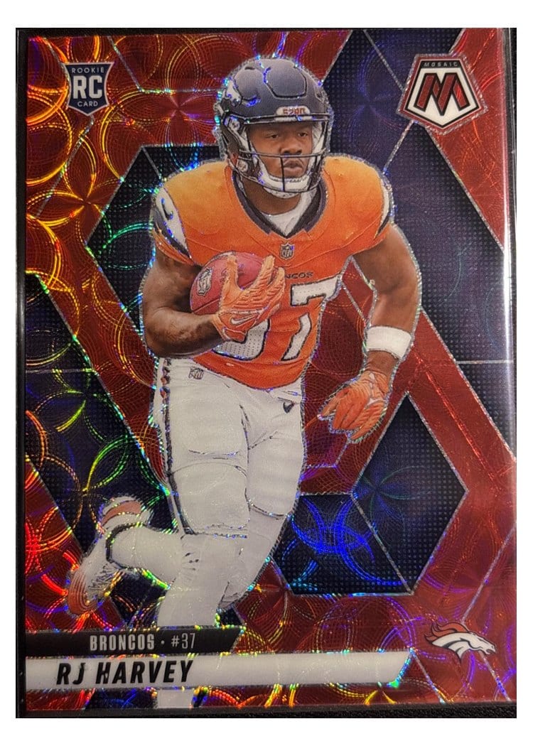 2025 Panini Mosaic Base Set RJ Harvey #375 card