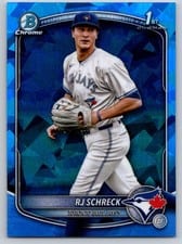 2025 Bowman Chrome Sapphire Edition Prospects RJ Schreck #BCP-181 card