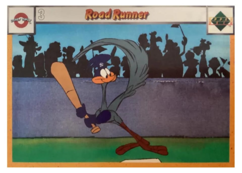 1990 Upper Deck Comic Ball Road Runner #3/18 card