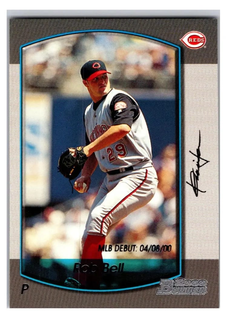 2000 Bowman Draft Picks Rob Bell #7 card