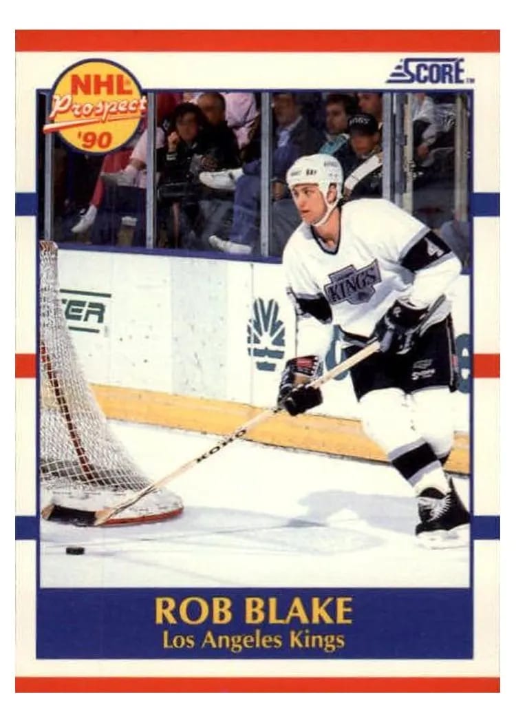 1990 Score Rob Blake #421 card
