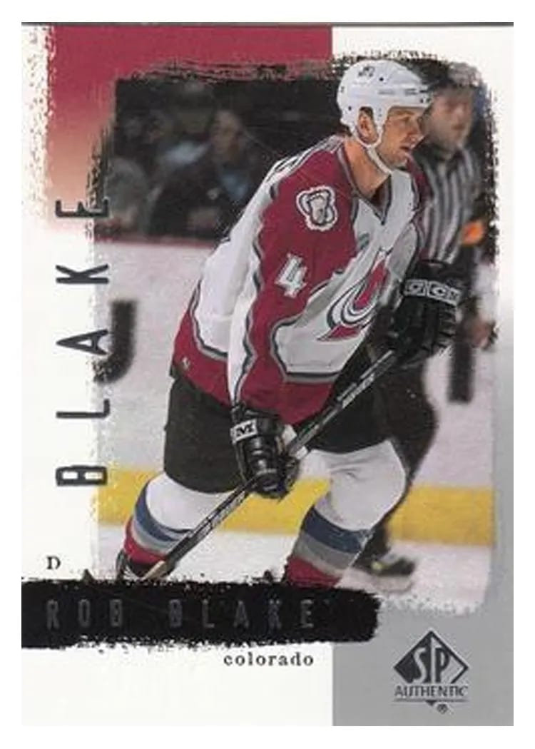 2000 SP Authentic Rob Blake #21 card