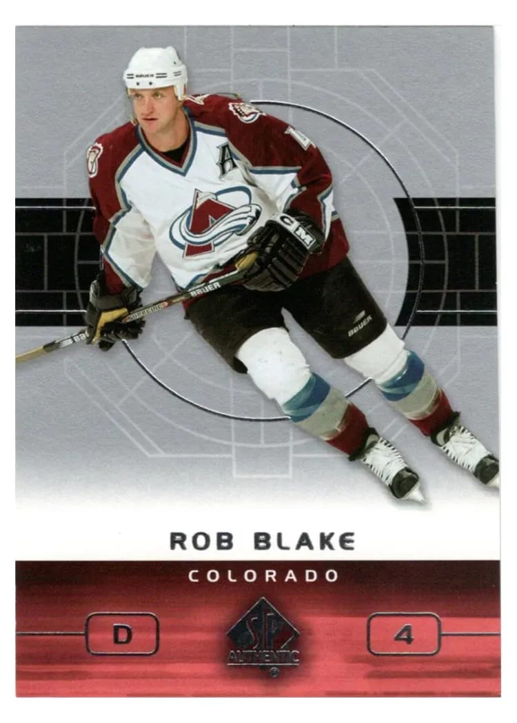 2002 SP Authentic Rob BLake #24 card
