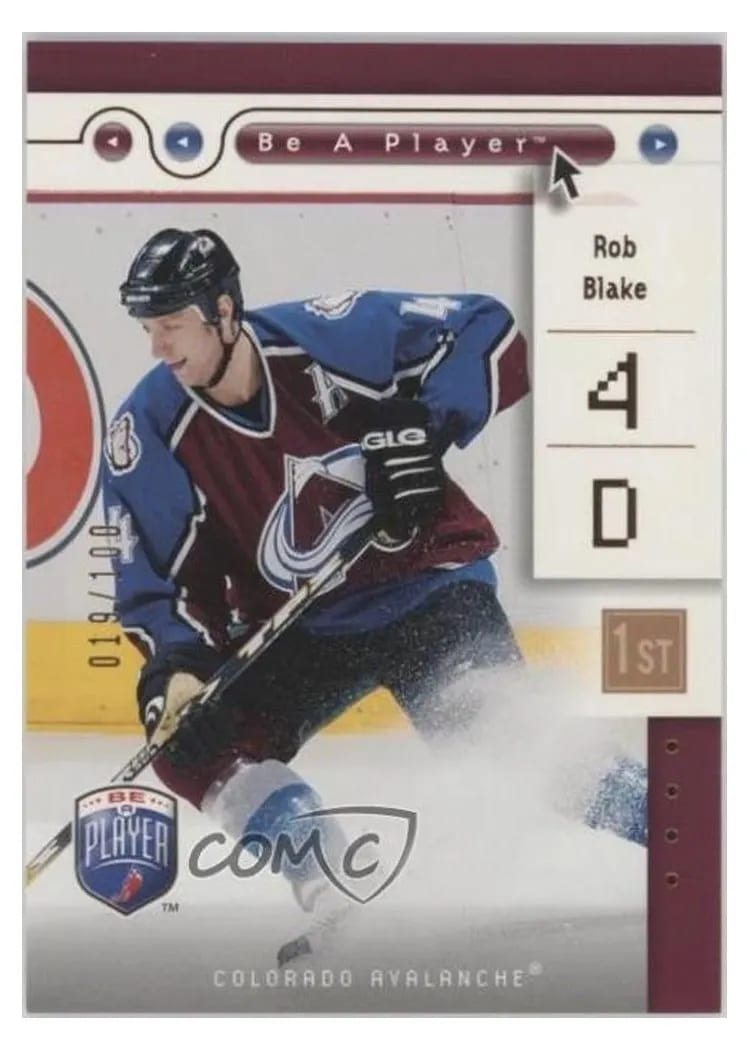 2005 Upper Deck Be A Player Rob Blake #22 card