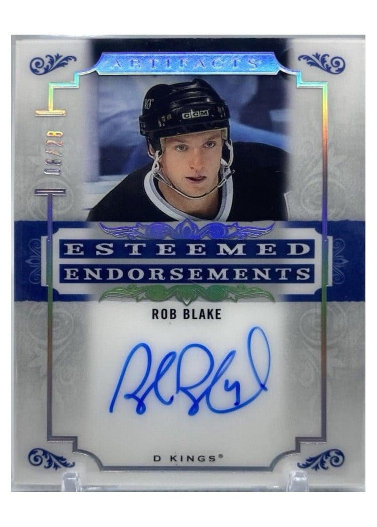 2023-24 Upper Deck Artifacts Esteemed Endorsements Rob Blake #EE-RB card