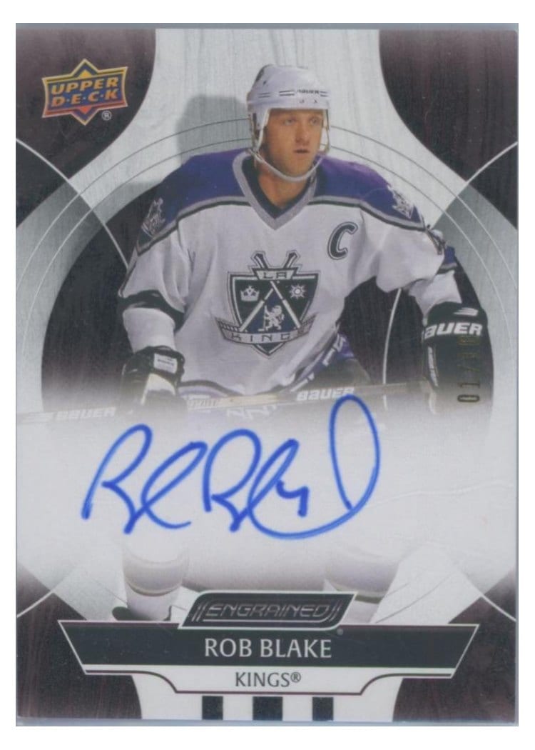2024-25 Upper Deck Engrained Icons Autos Rob Blake #CA-AK