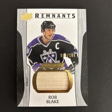 2024-25 Upper Deck Engrained Icons Remnants Rob Blake #R-RB card