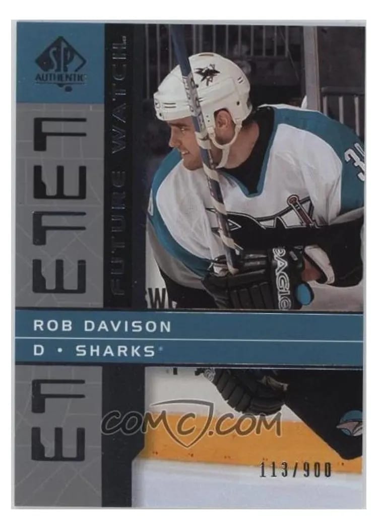 2002 SP Authentic Rob Davison #214 card