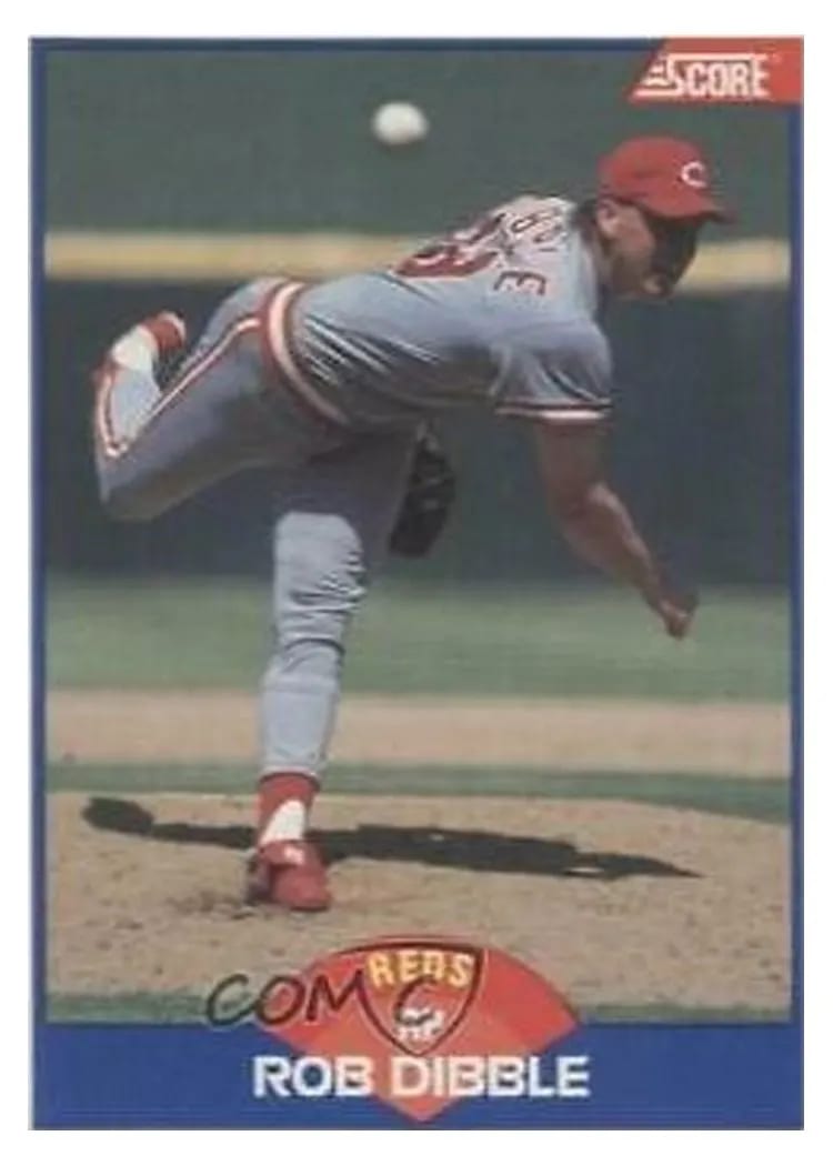 1989 Score Rob Dibble #618 card