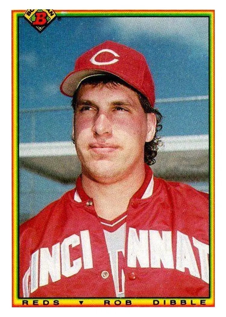 1990 Bowman Rob Dibble #42 card