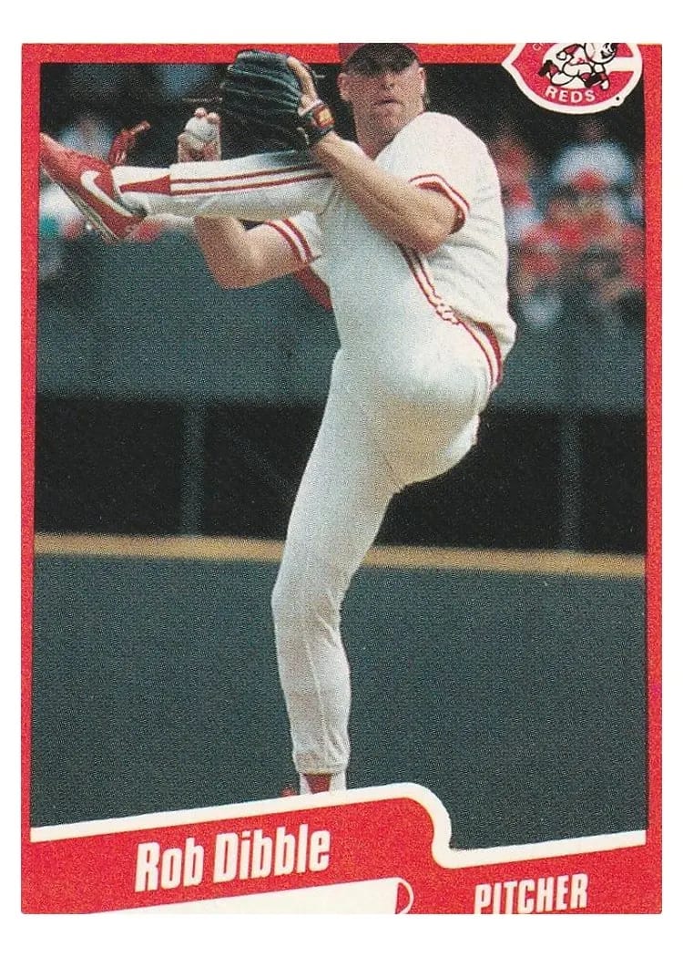 1990 Fleer Rob Dibble #418 card