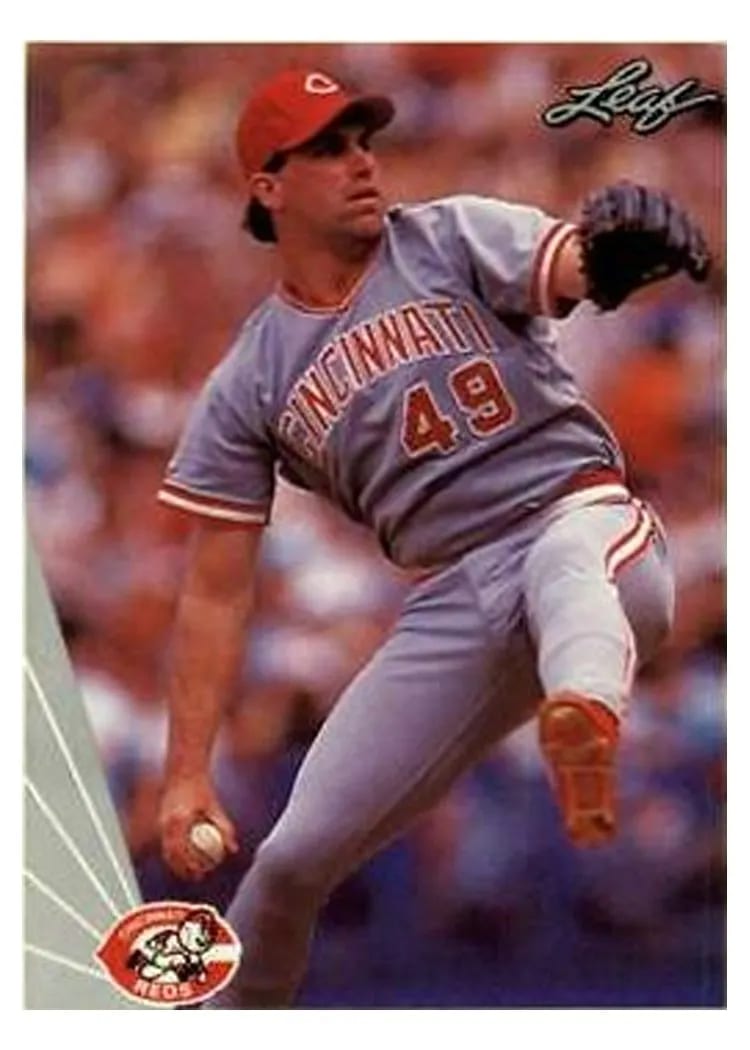 1990 Leaf Rob Dibble #57 card