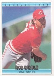 1992 Donruss Base Set Rob Dibble #139 card