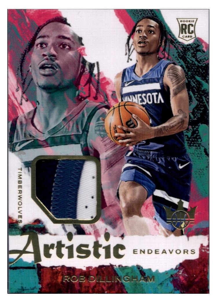 2024-25 Panini Court Kings Artistic Endeavors Relics Rob Dillingham #AE-RBD card