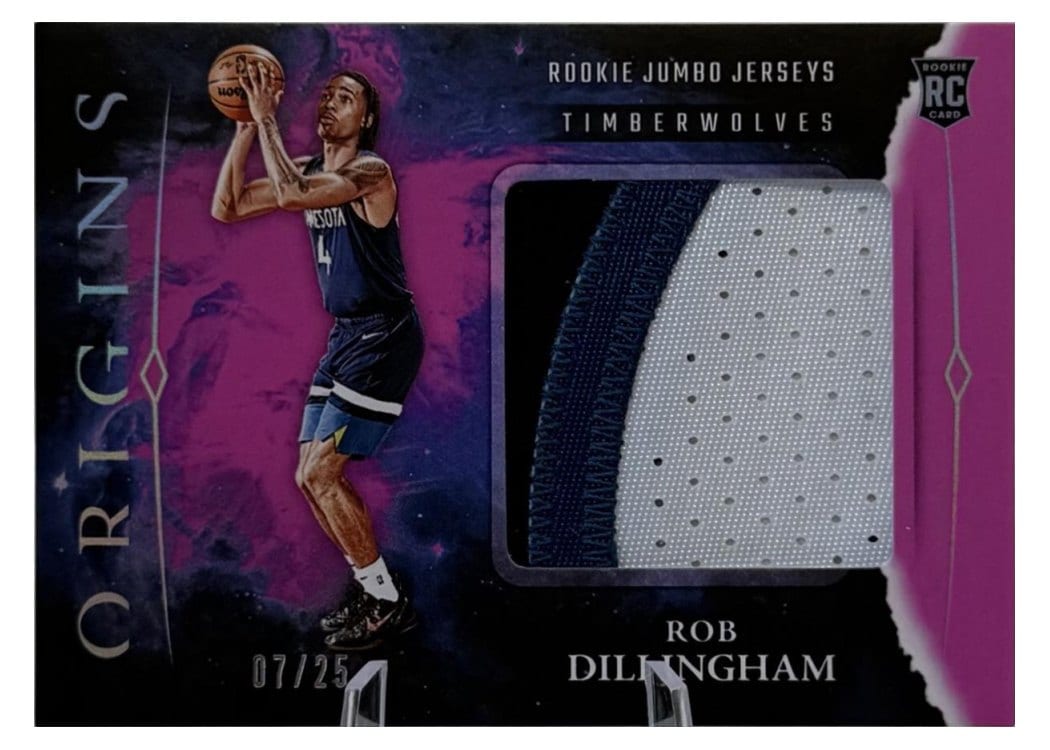2024-25 Panini Origins Rookie Jumbo Jerseys Set Rob Dillingham #RJJ-ROB card