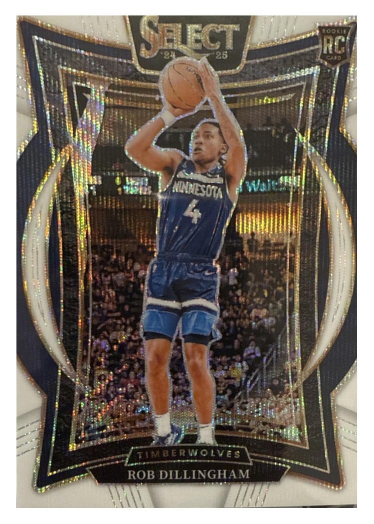 2024-25 Panini Select Base Set Rob Dillingham White Wave Prizm #84 card