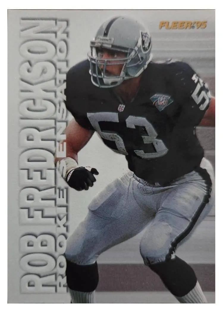 1995 Fleer Rookie Sensations Rob Frederickson #8 card