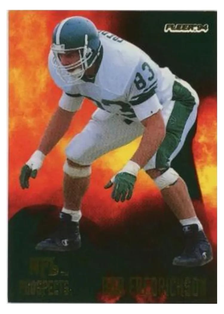 1994 Fleer NFL Prospets Rob Fredrickson #9 card