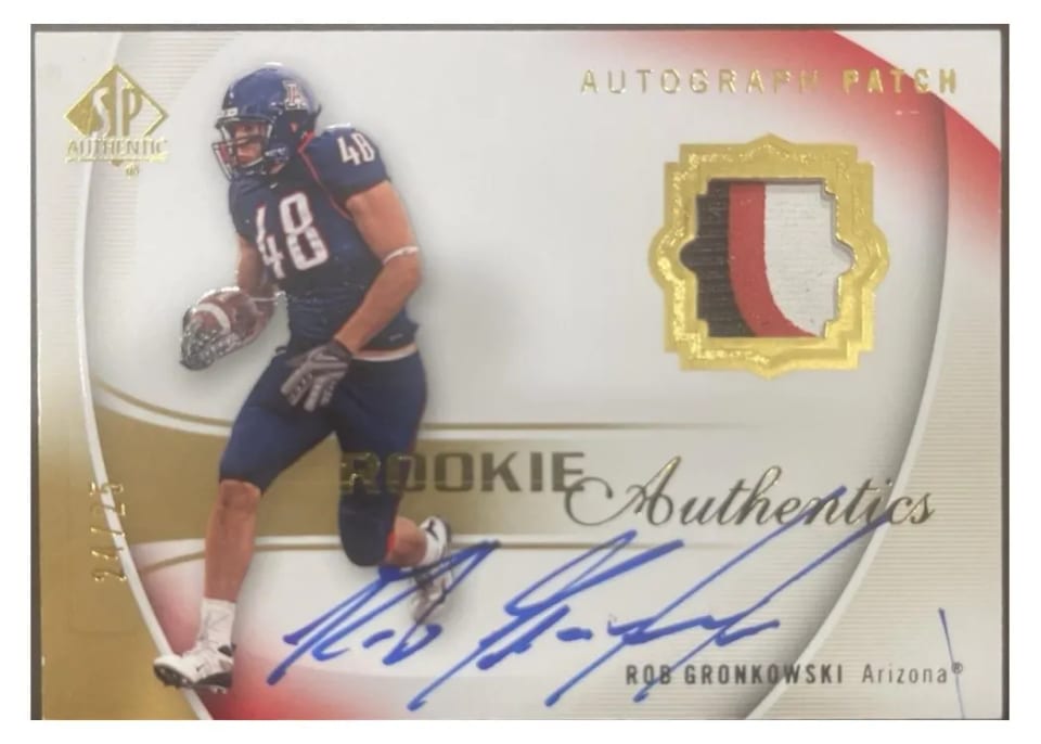2010 SP Authentic Rob Gronkowski #128 card